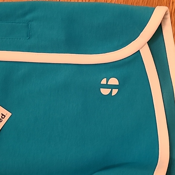 SPORTS ILLUSTRATED WOMEN'S BLUE SHORTS ELASTIC WAISTBAND SIZE MEDIUM - Picture 3 of 10